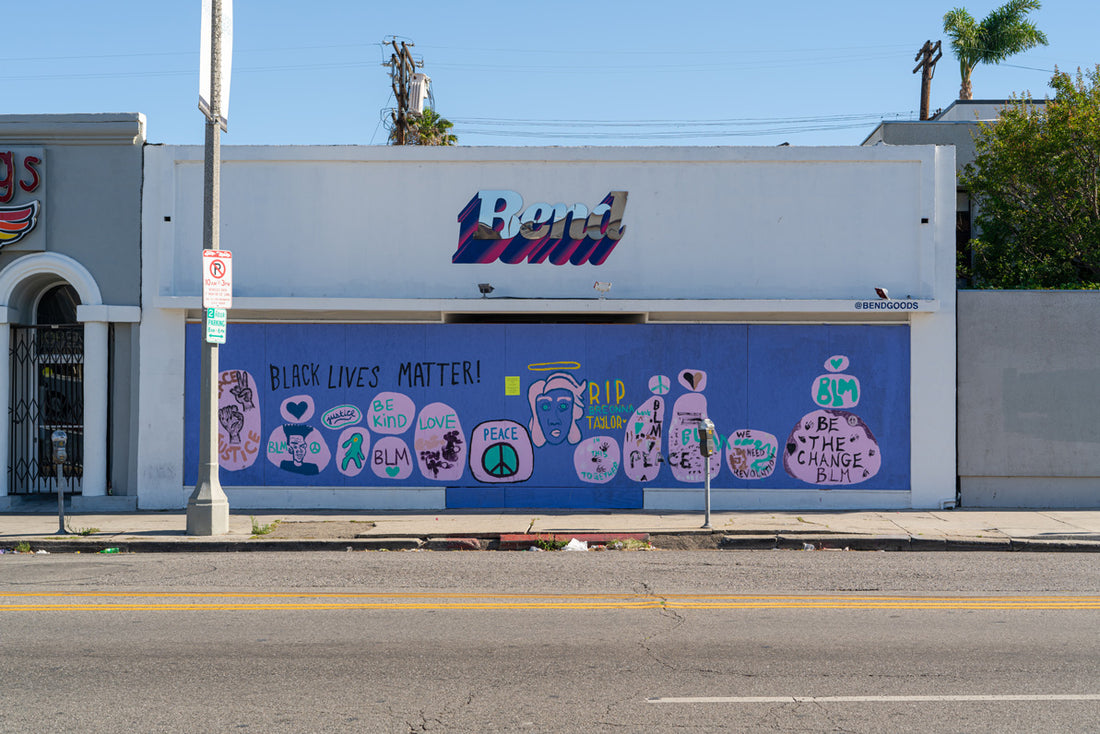 Inspiring Black Lives Matter Murals Light Up Melrose Avenue