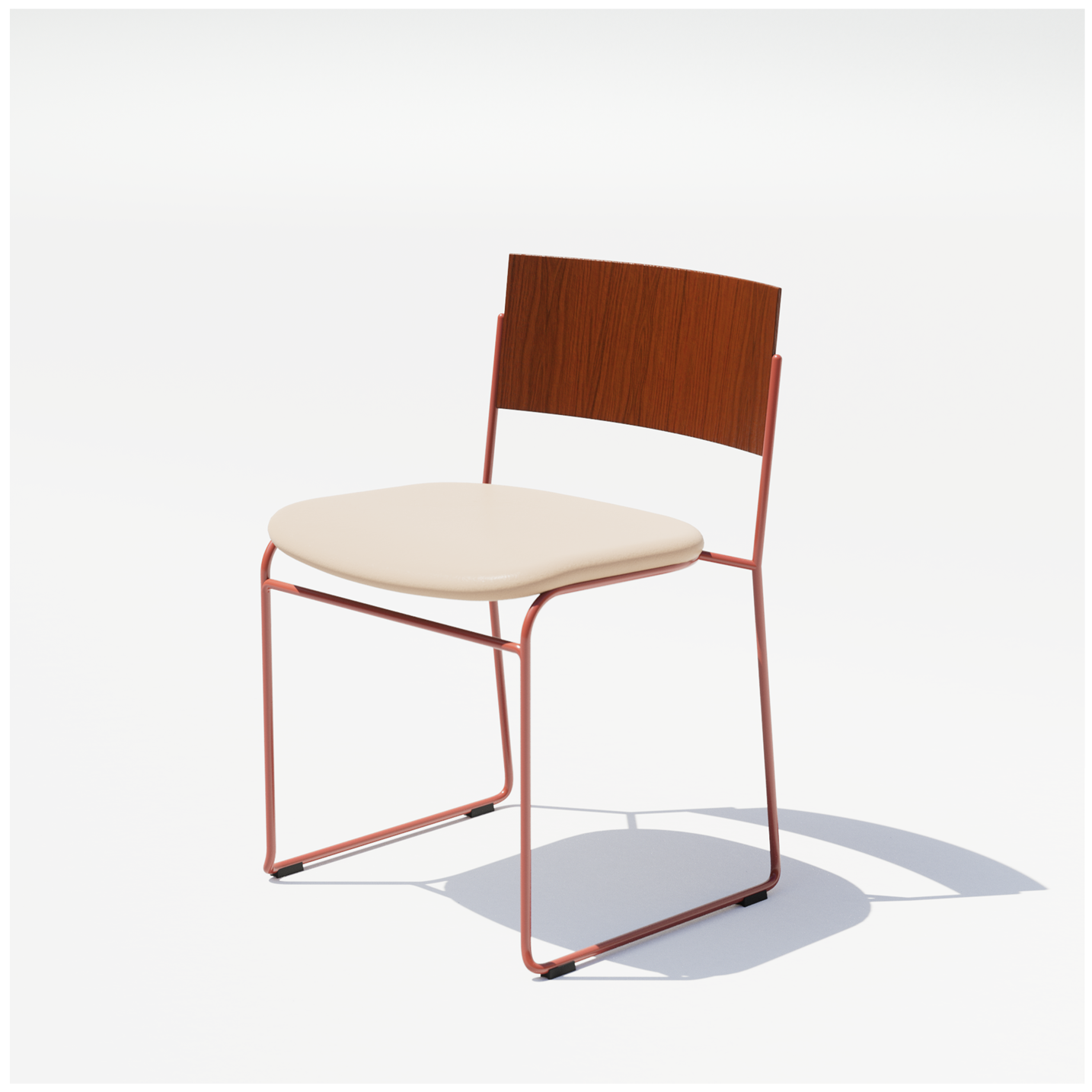 椅子 Naoki Hinoki Dining Chair | Japandi Ash Wood & Vegan Leather - Bend Goods