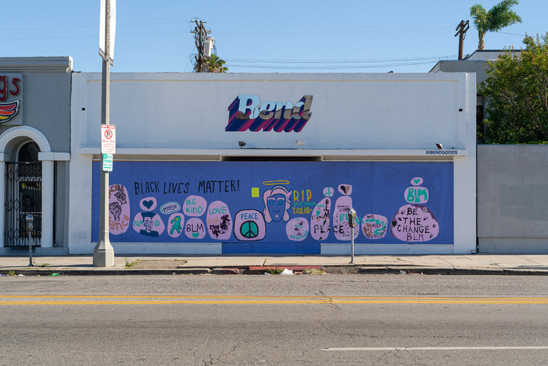 Inspiring Black Lives Matter Murals Light Up Melrose Avenue