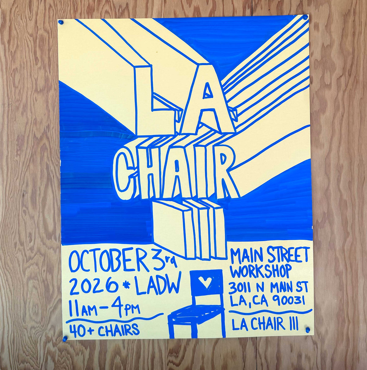 What Happened When Everyone Sat Down: LA Chair III