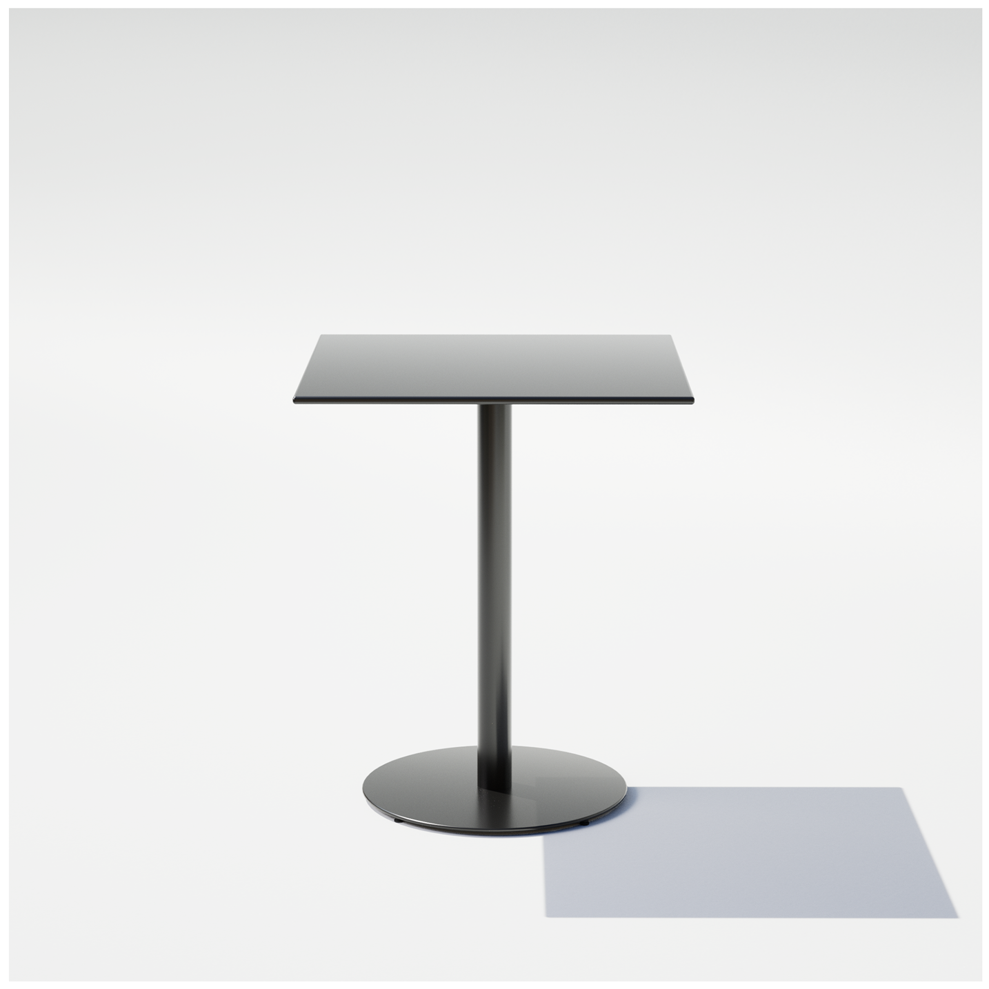 Square Pedestal Cafe Table