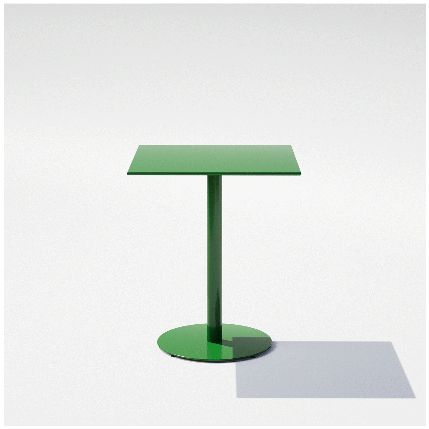 Square Pedestal Cafe Table