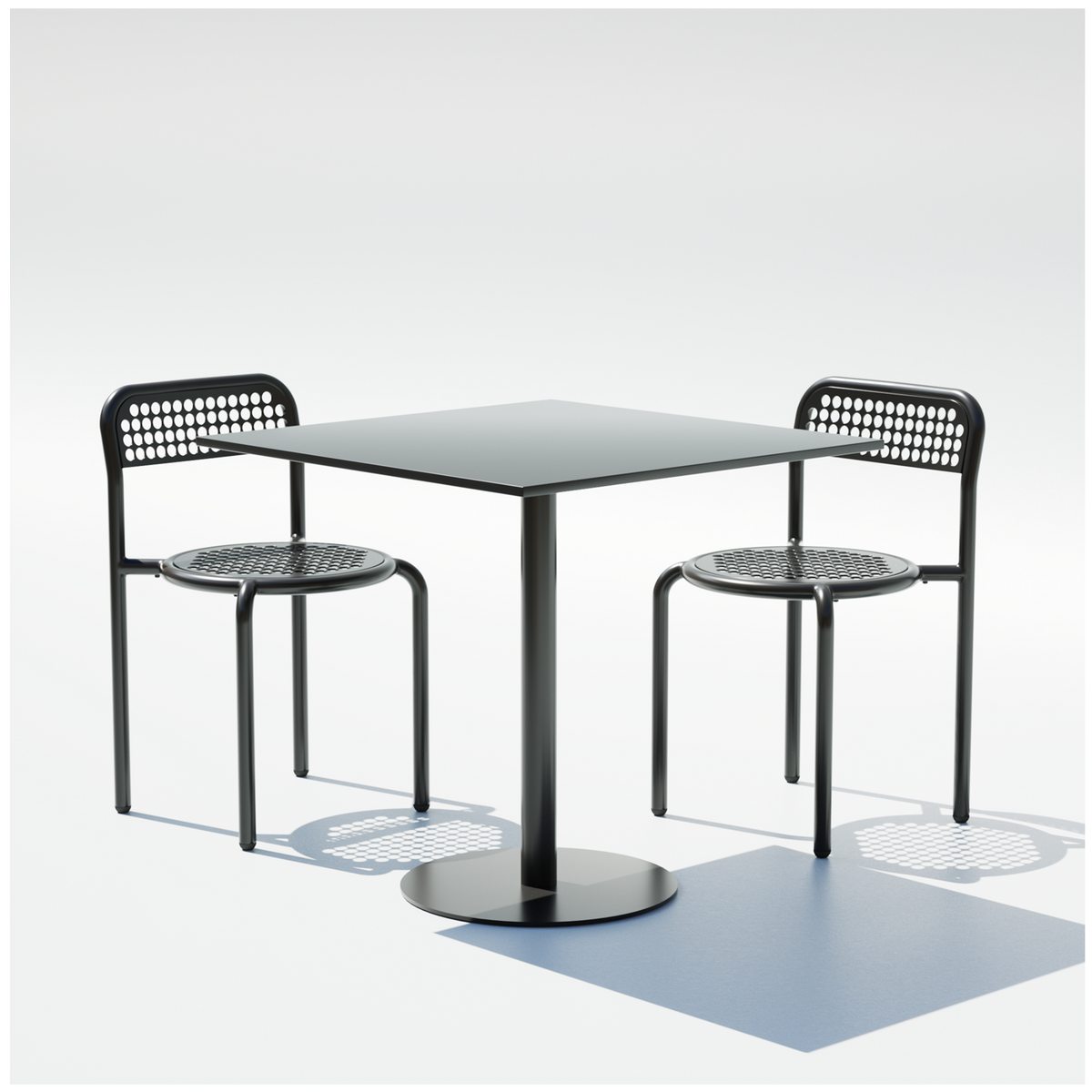 30" Pedestal Coffee Set