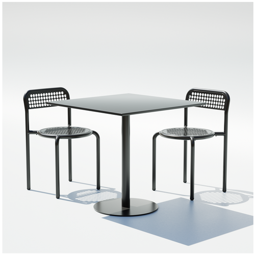 30" Pedestal Coffee Set