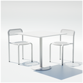 30" Pedestal Coffee Set
