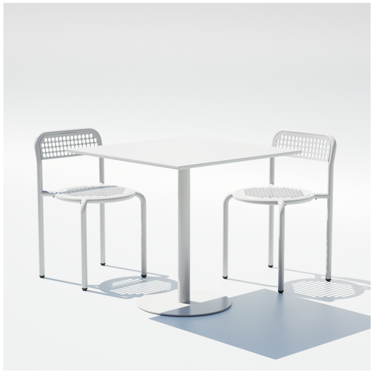 30" Pedestal Coffee Set