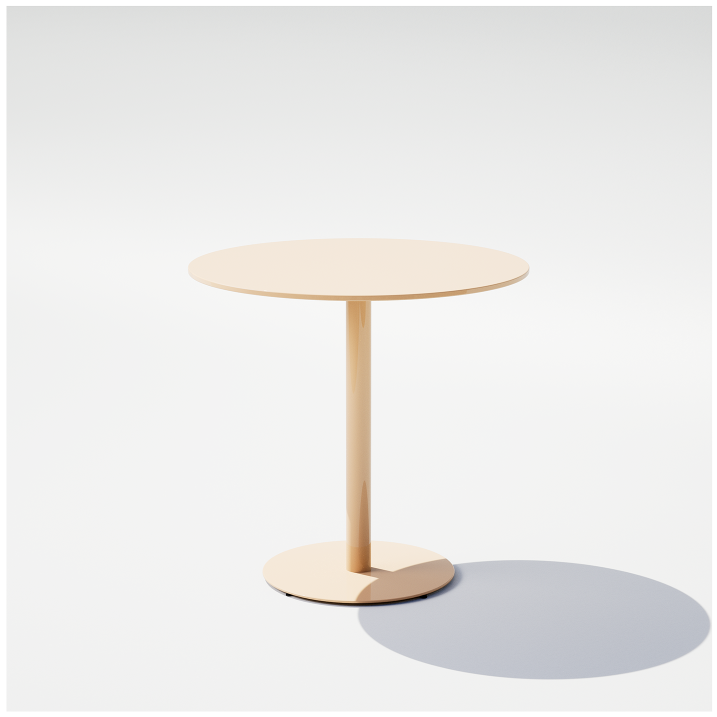Round Pedestal Cafe Table