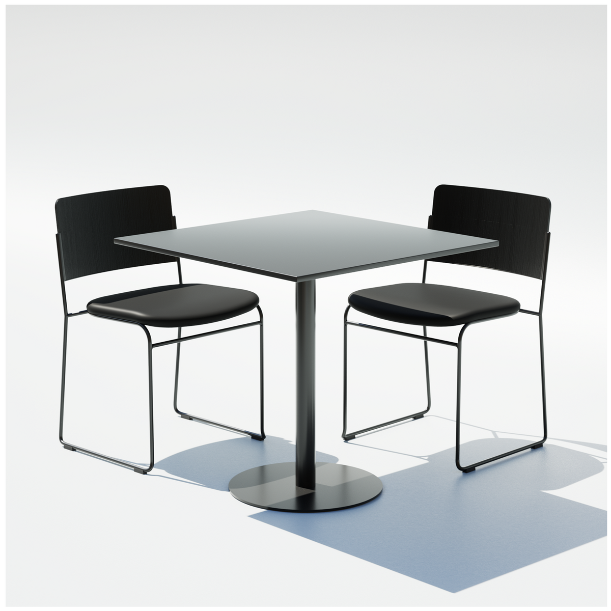 30" Pedestal Cafe Set