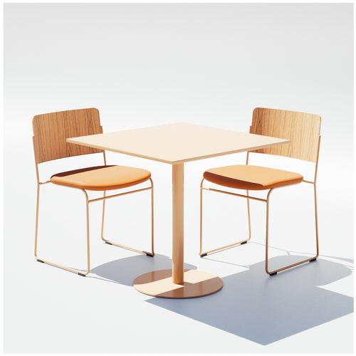30" Pedestal Cafe Set