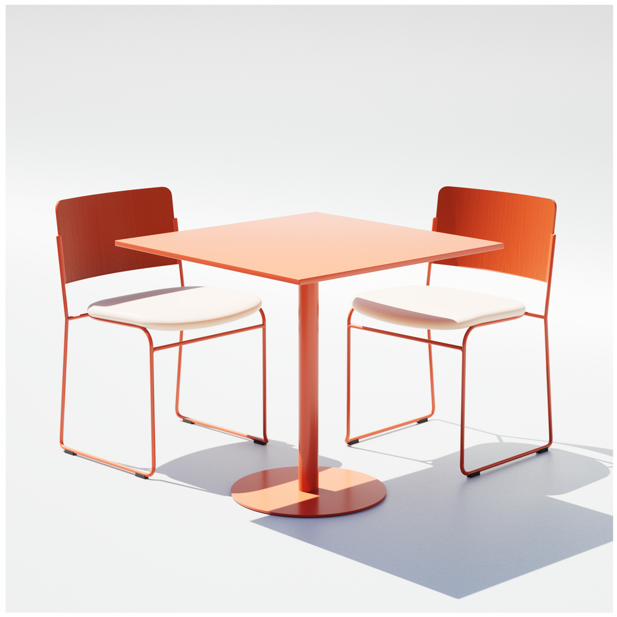 30" Pedestal Cafe Set