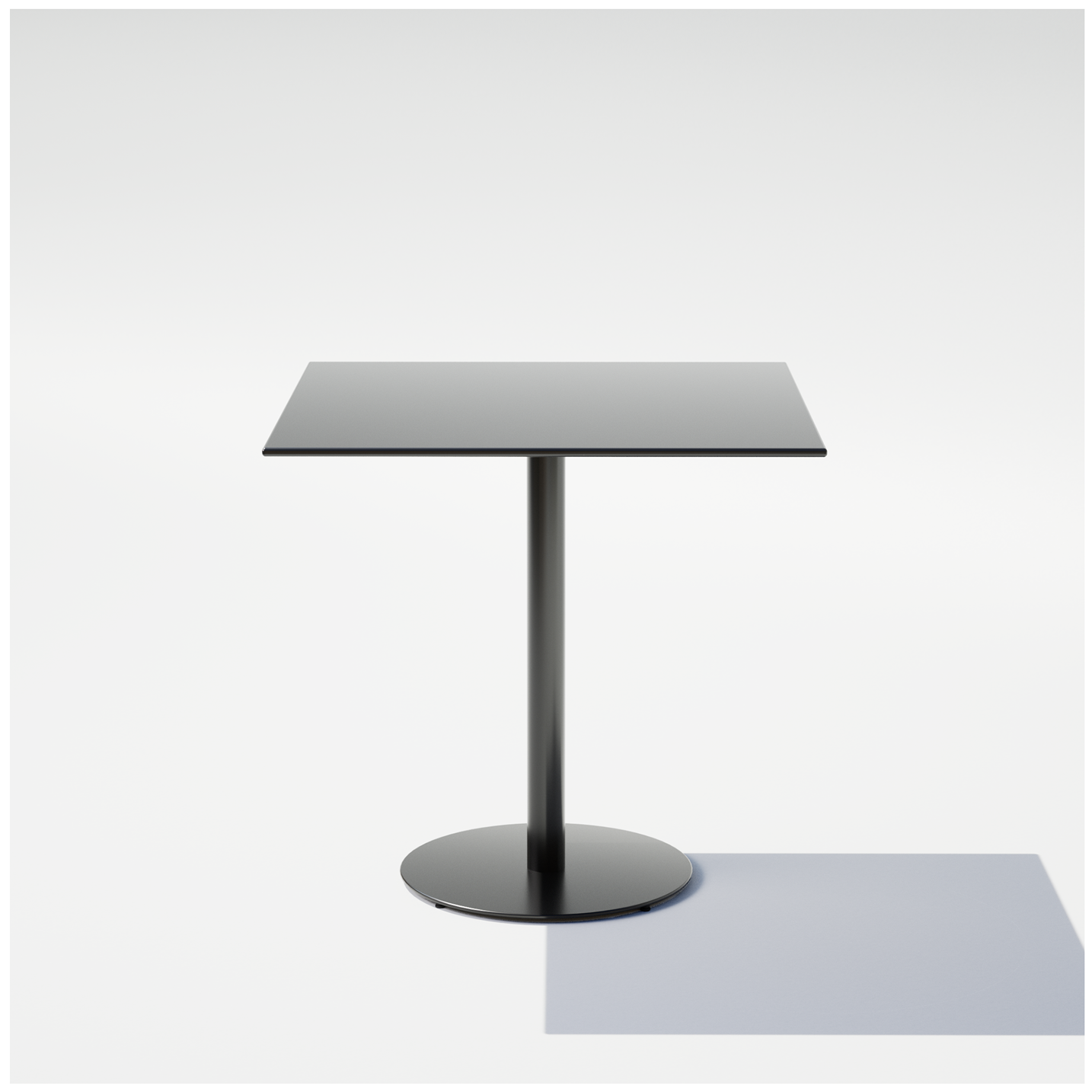 Square Pedestal Cafe Table