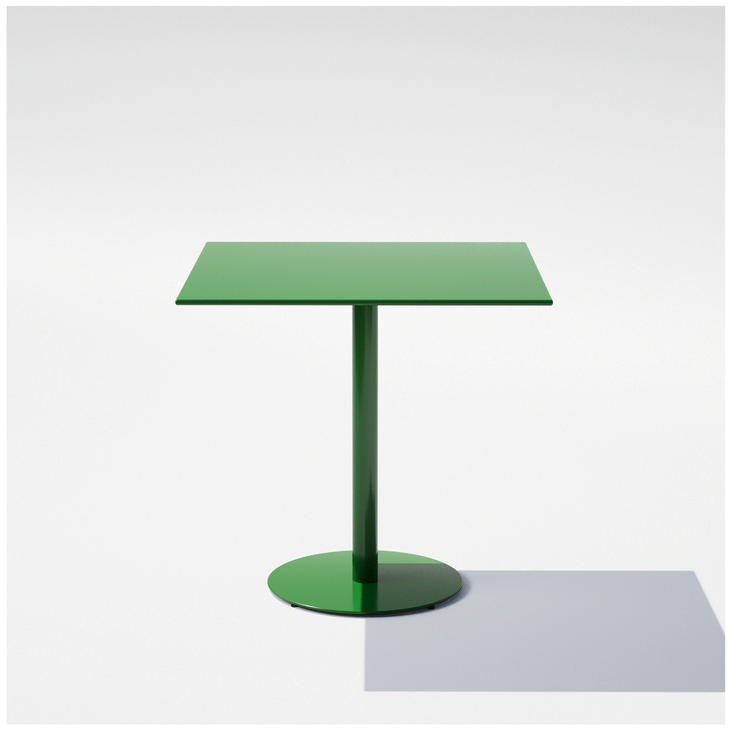 Square Pedestal Cafe Table