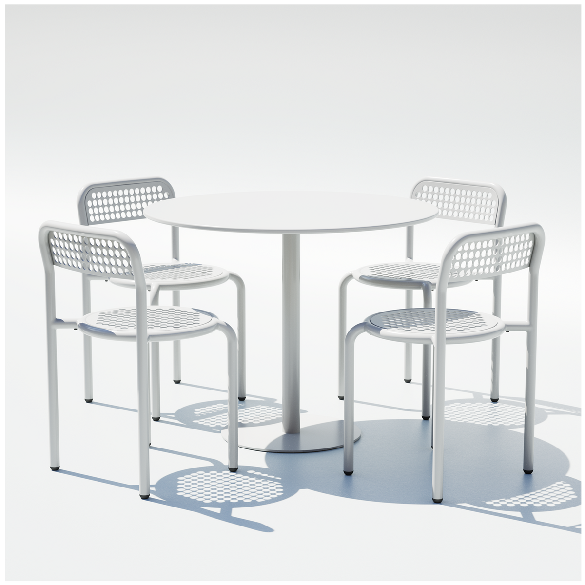 36" Pedestal Coffee Set