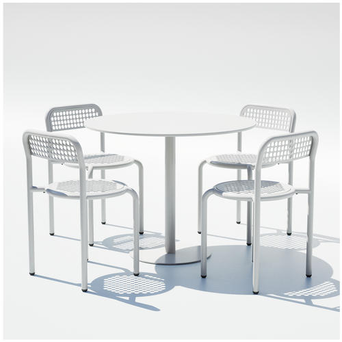 36" Pedestal Coffee Set