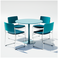 36" Pedestal Cafe Set