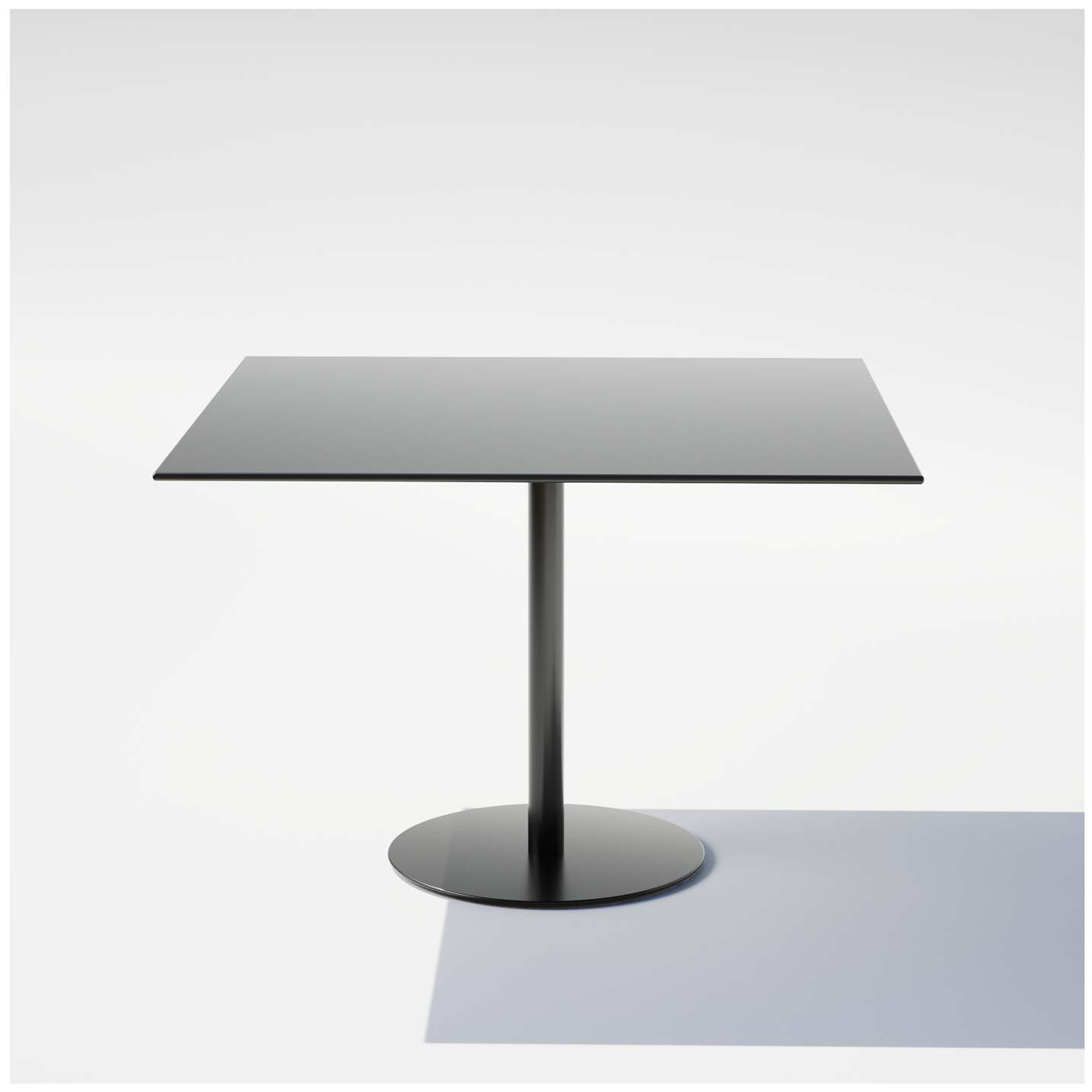 Square Pedestal Cafe Table