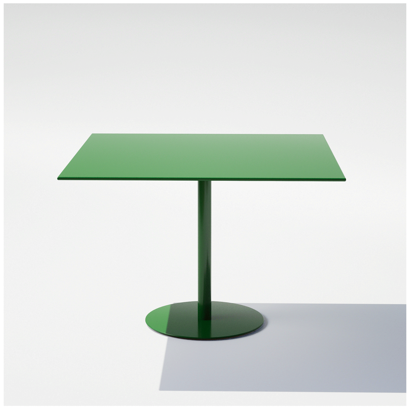 Square Pedestal Cafe Table