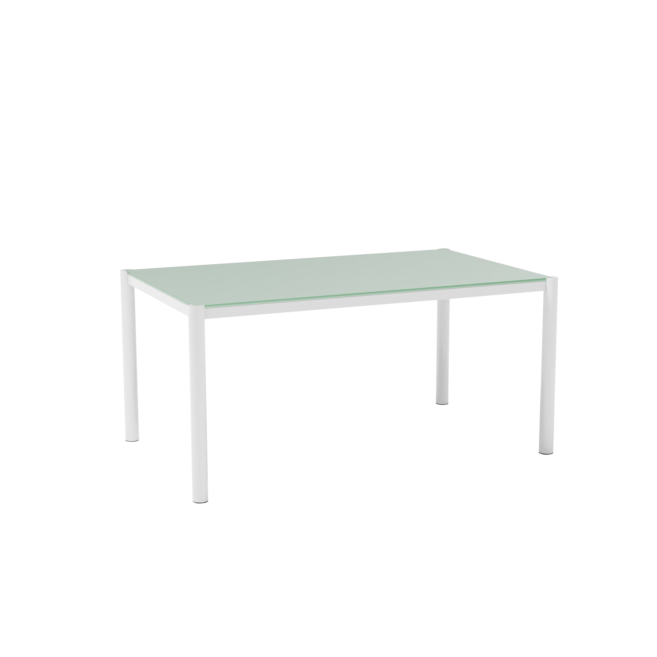 60" Get-Together Table shown in White