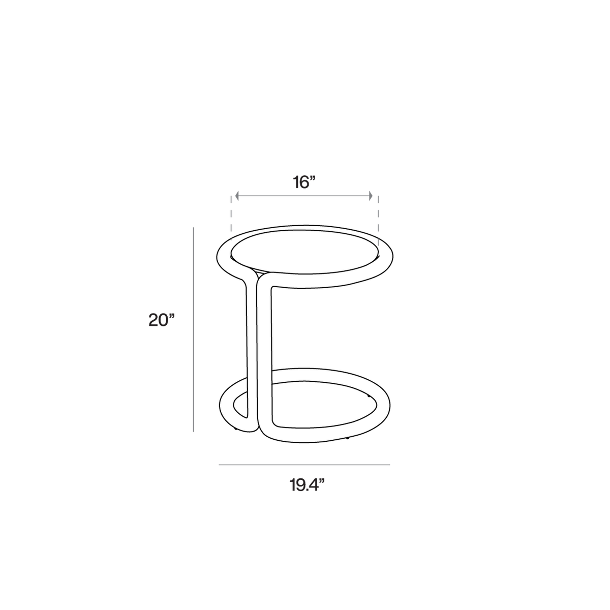Tube Side Table – Bend Goods
