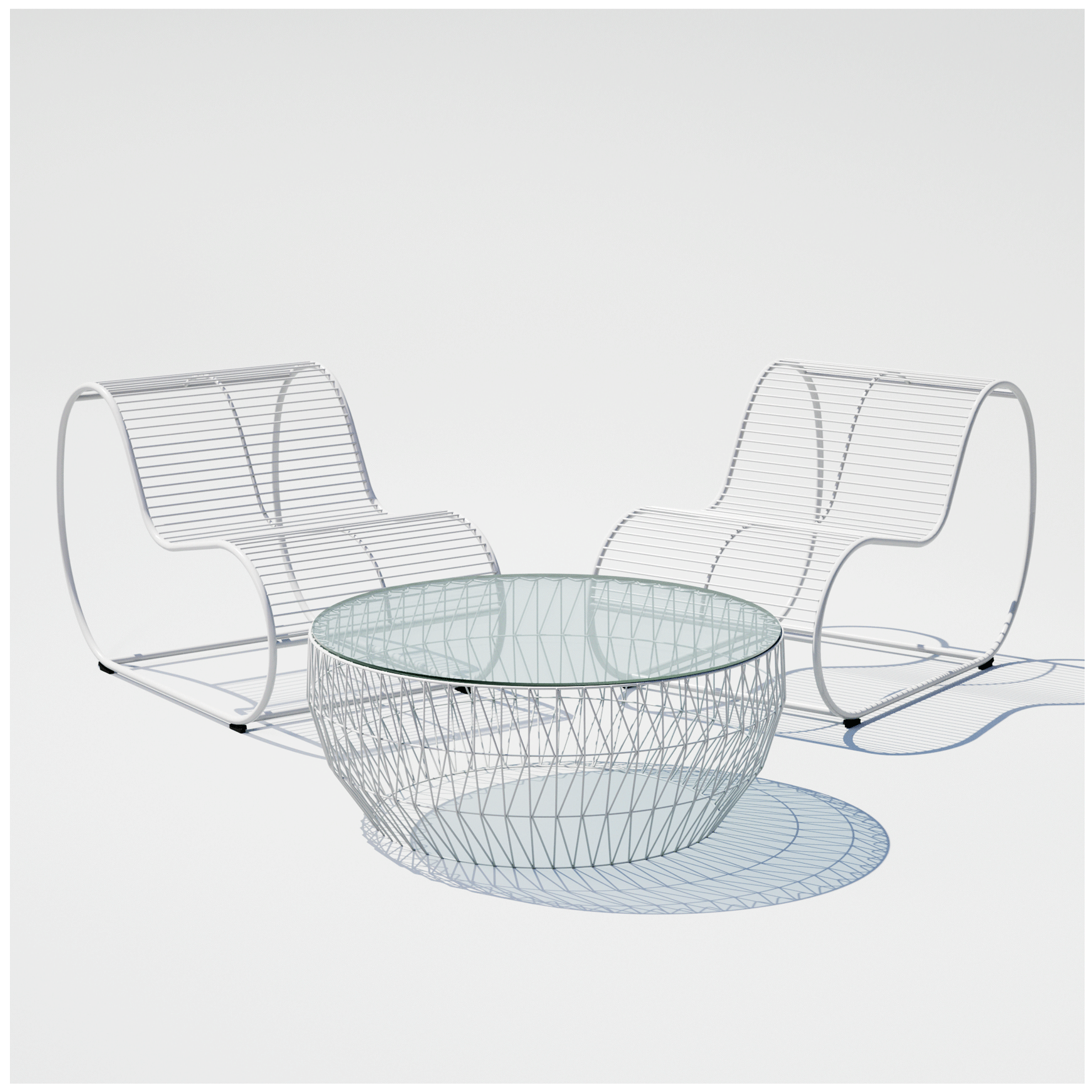 Coffee Table Lounge Set - 01