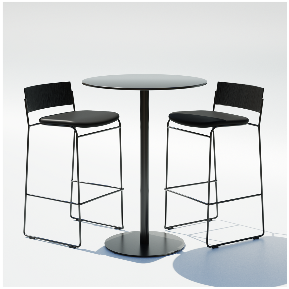 Pedestal Bar Table Set