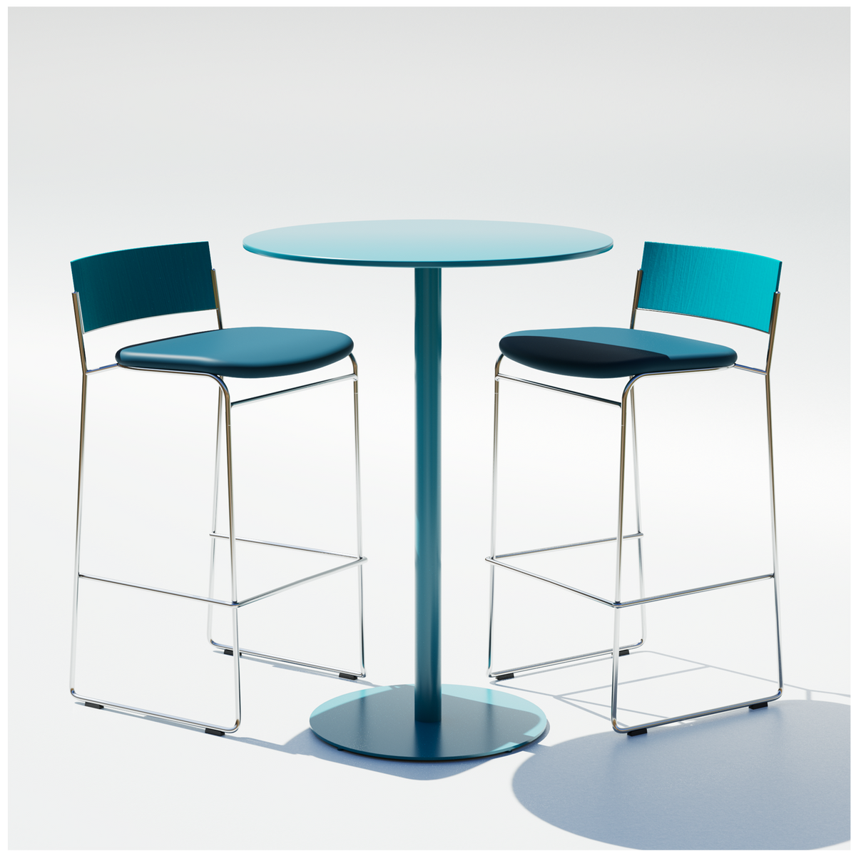 Pedestal Bar Table Set