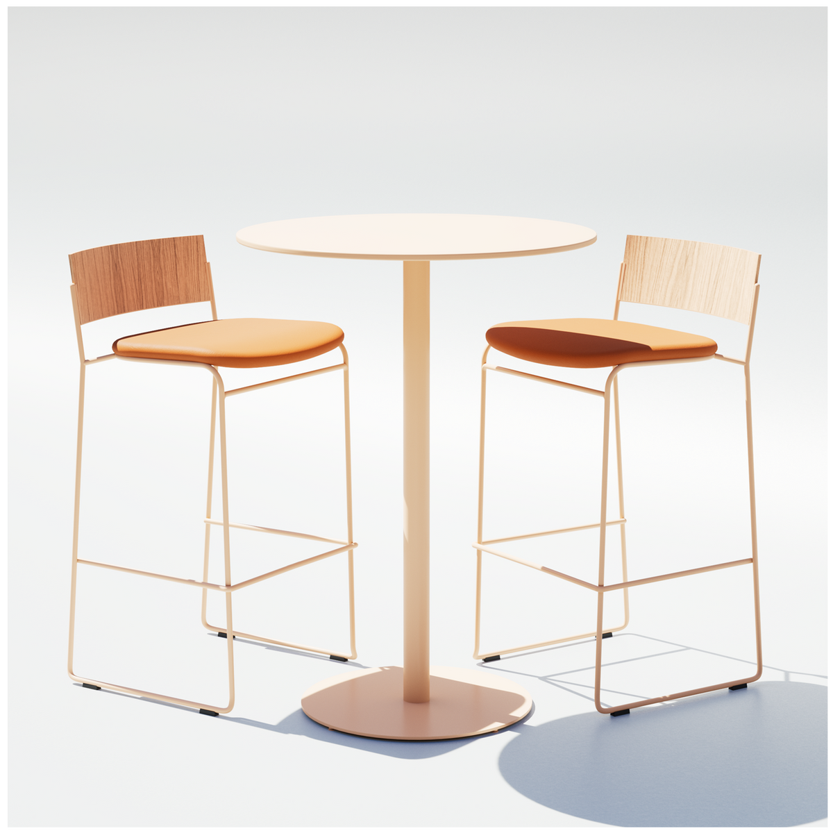 Pedestal Bar Table Set