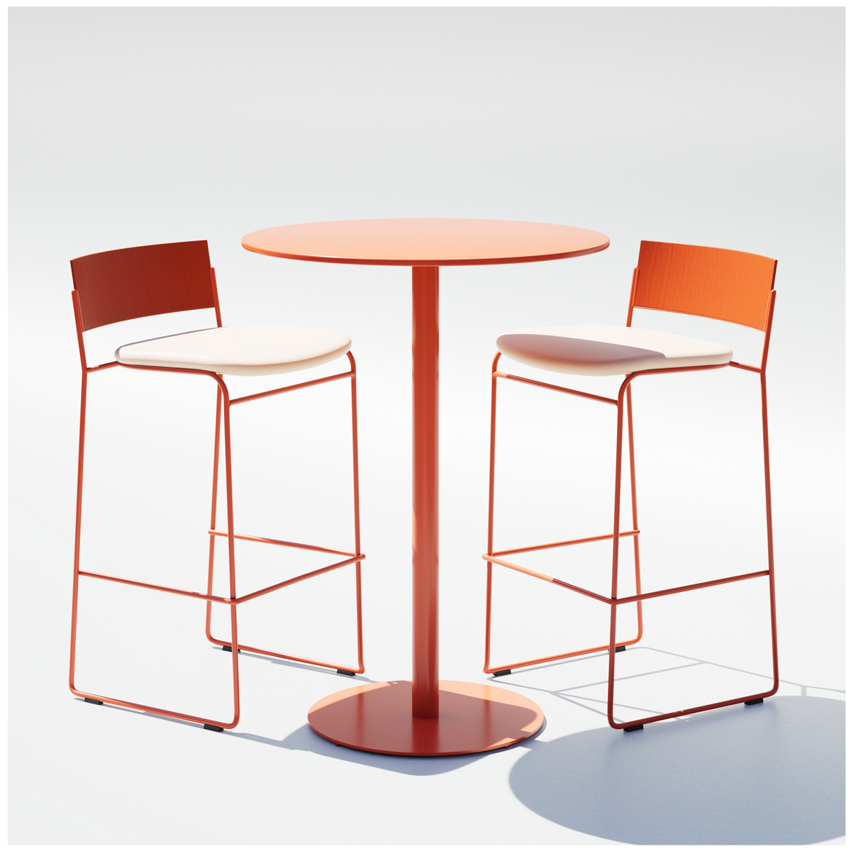 Pedestal Bar Table Set