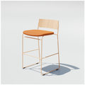 Hinoki Counter Stool