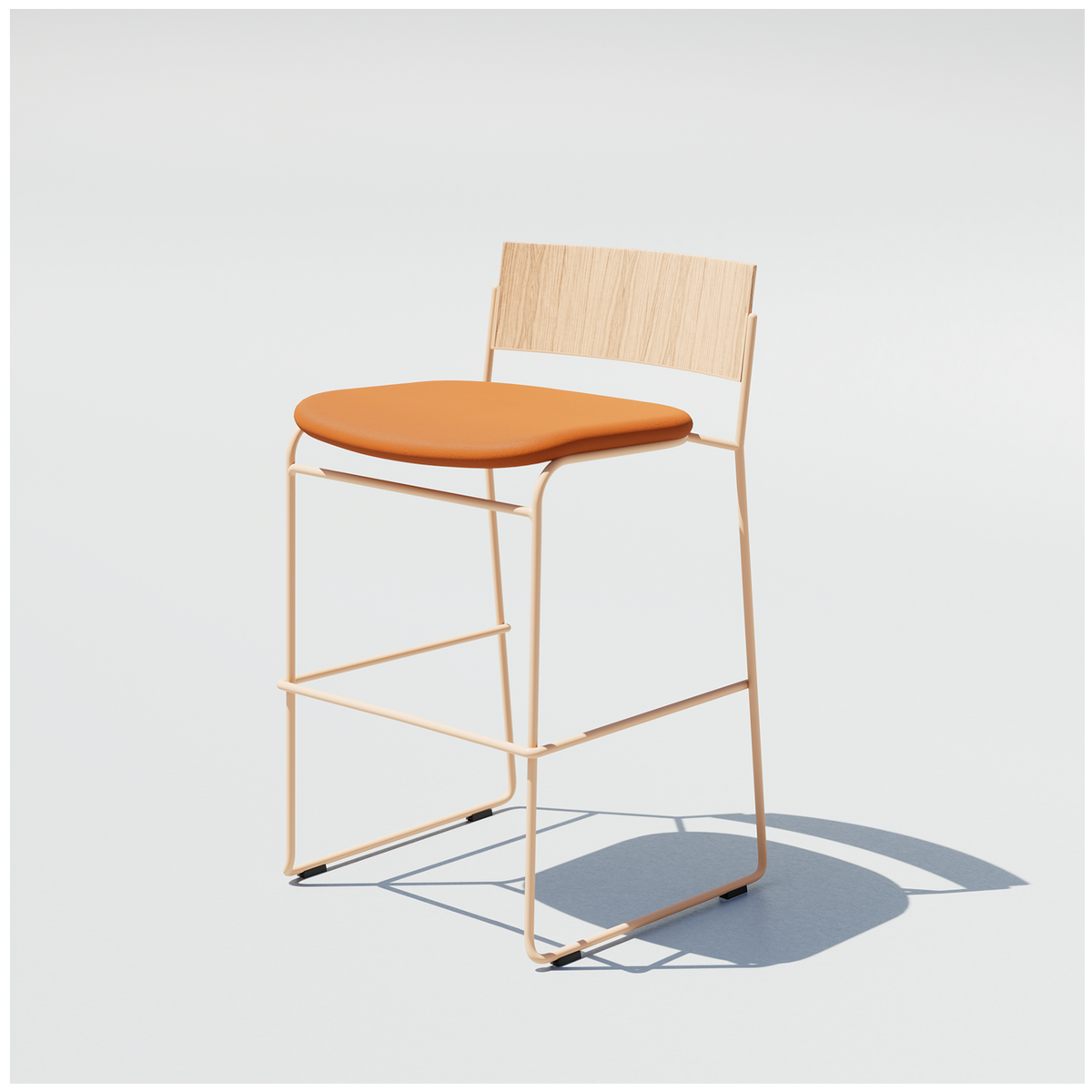 Hinoki Counter Stool