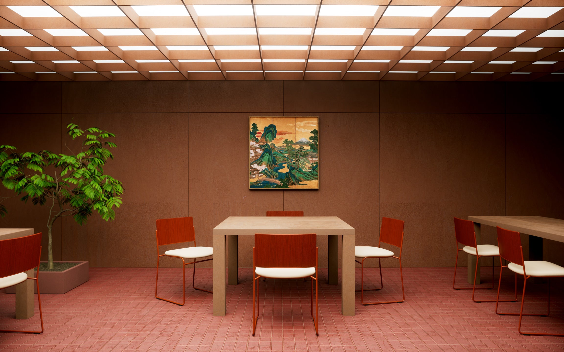 Hinoki Dining Chair | Japandi Ash Wood & Vegan Leather - Bend Goods
