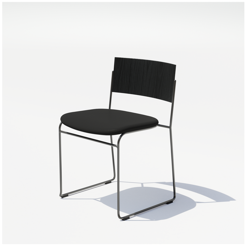 椅子 Naoki Hinoki Dining Chair | Japandi Ash Wood & Vegan Leather - Bend Goods
