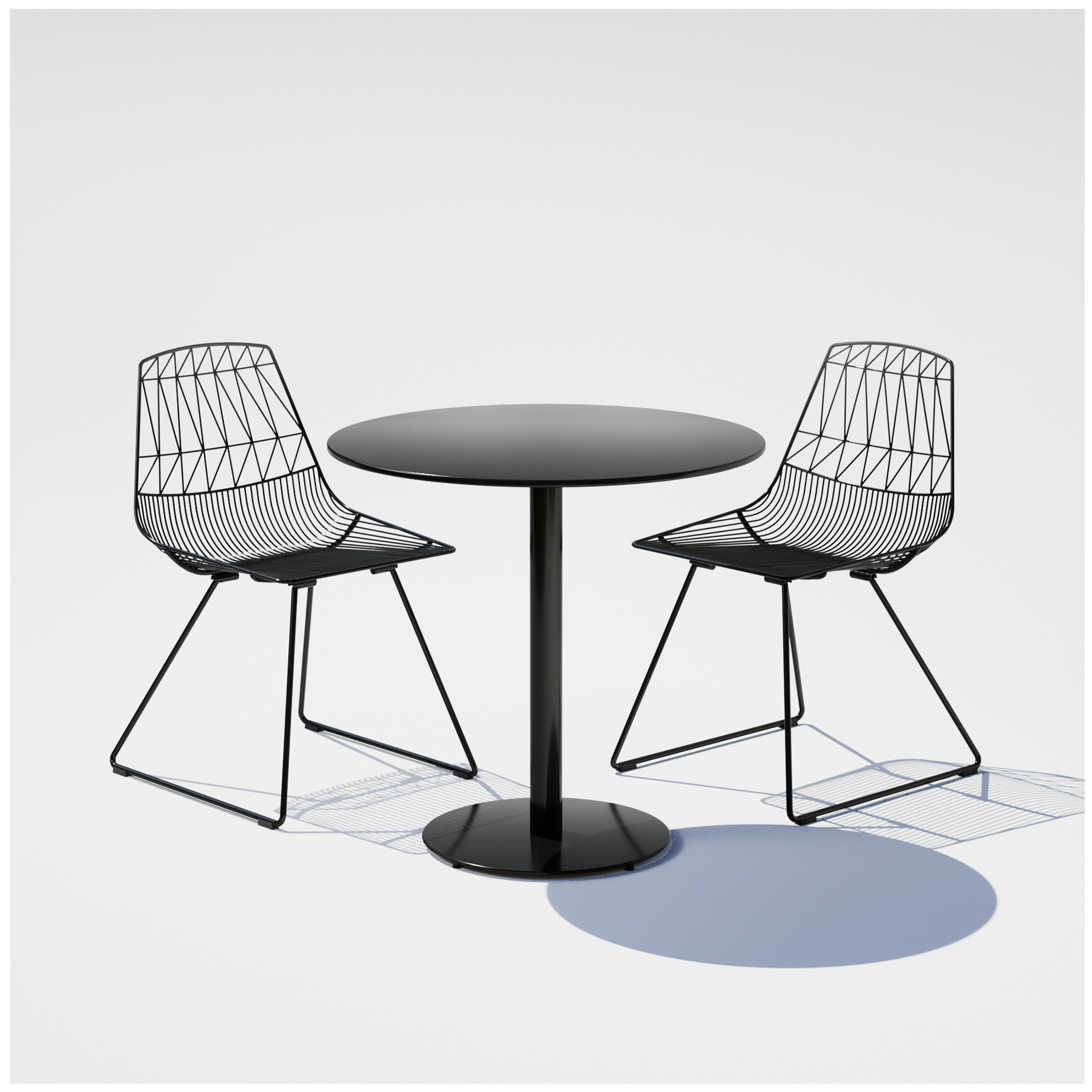 Pedestal Dining Set - 03