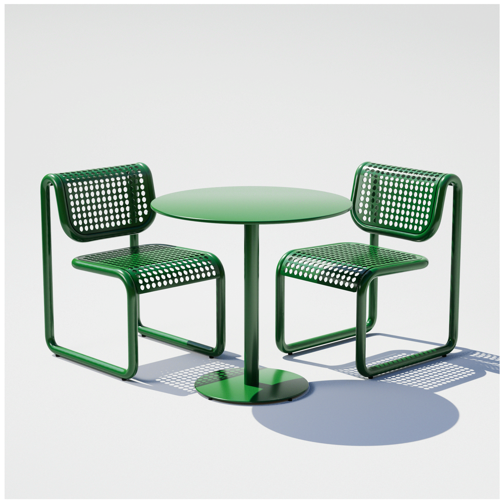 Pedestal Dining Set - 01