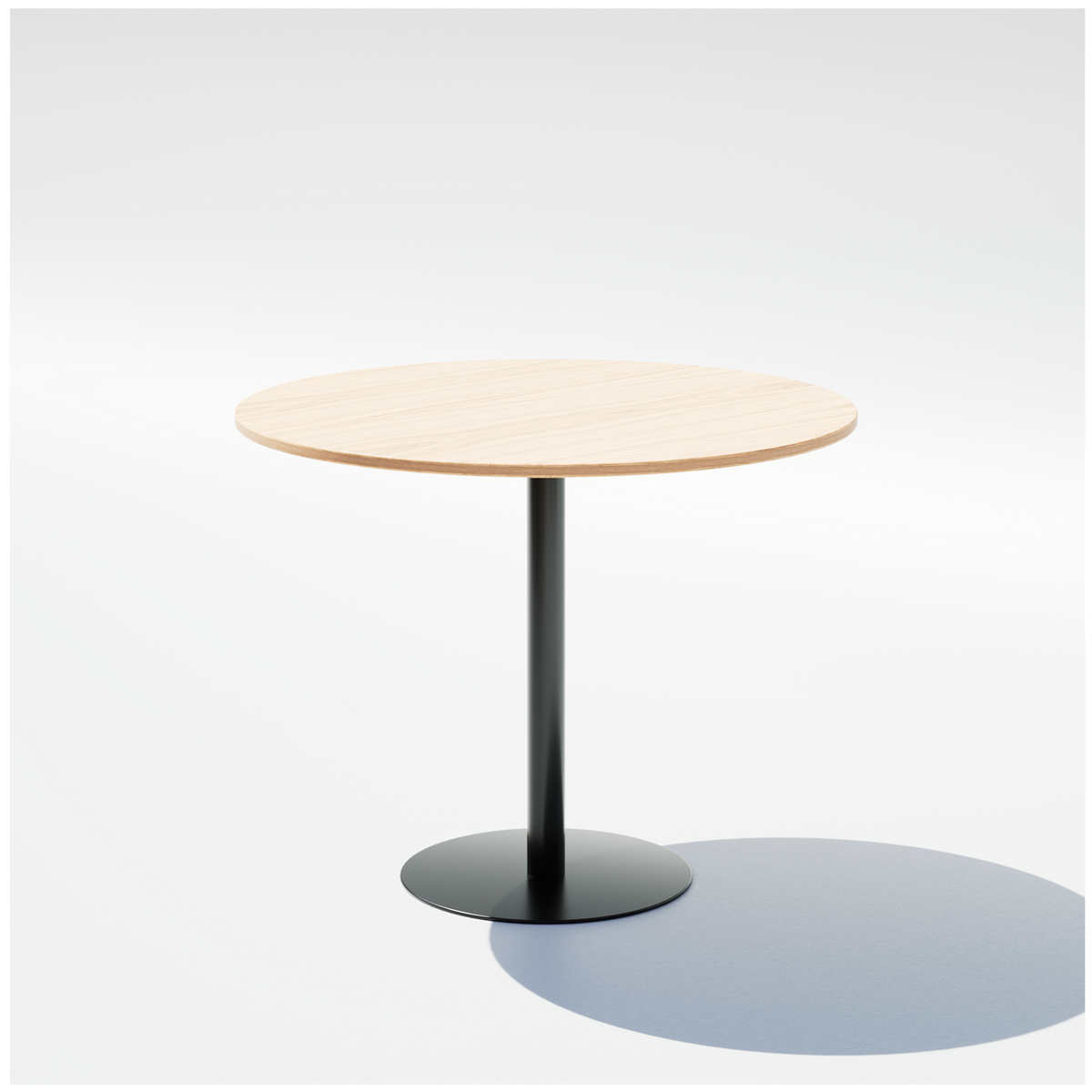 Pedestal Cafe Table - Wood Top