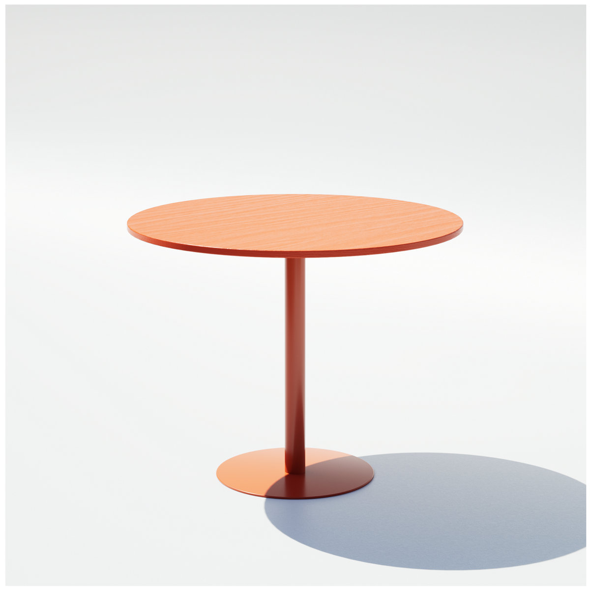 Pedestal Cafe Table - Wood Top