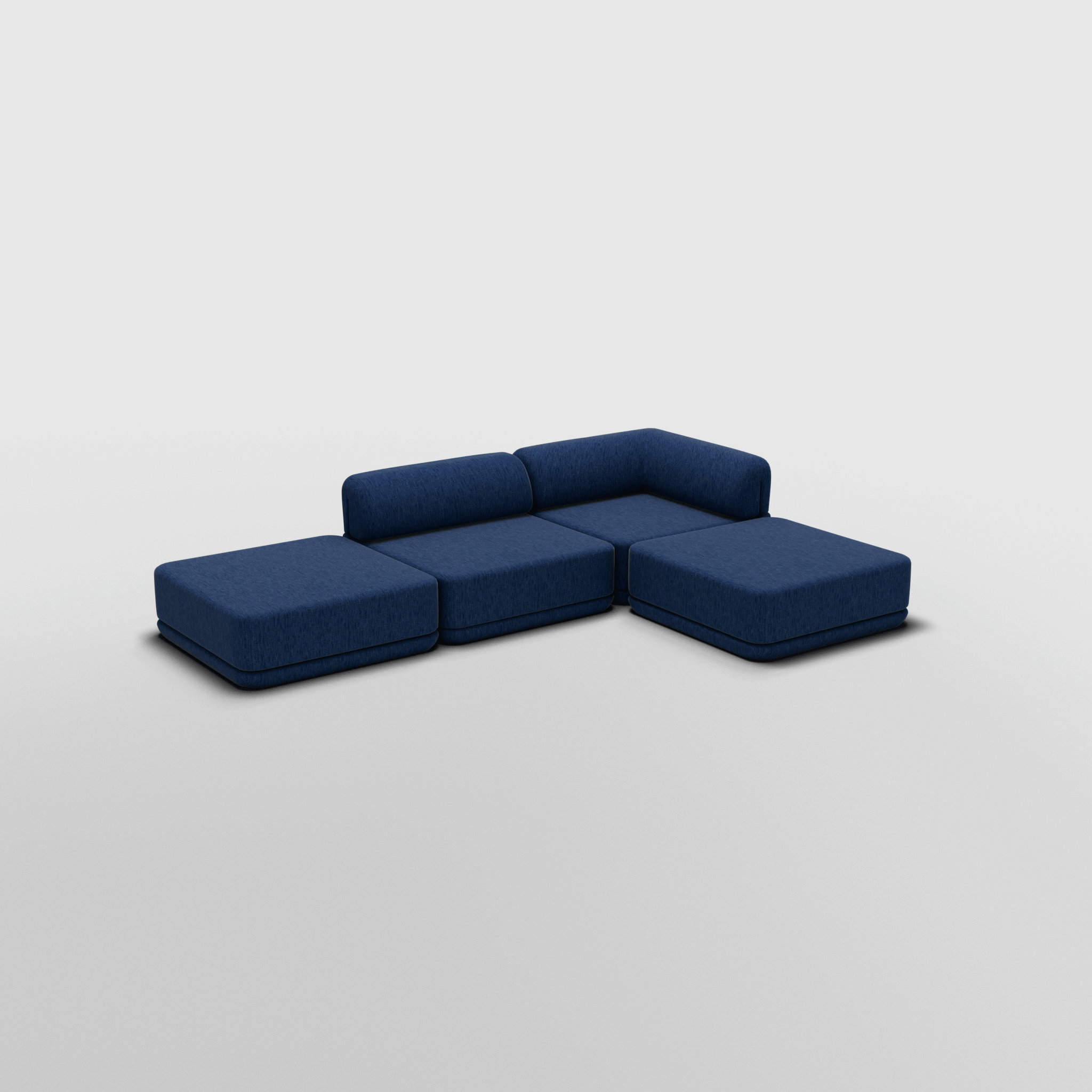 Low Mix Ottoman Sectional