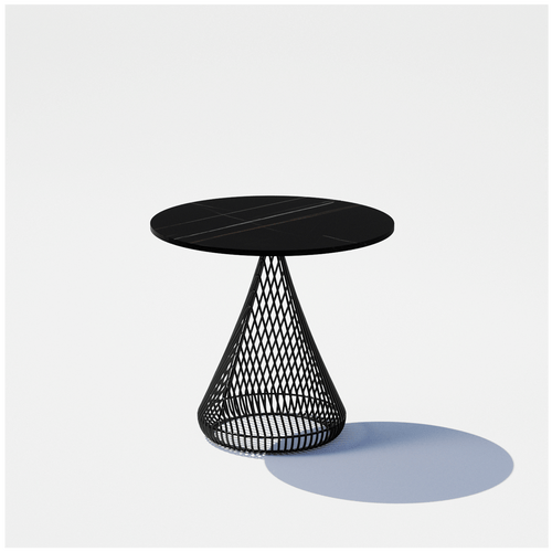 Cono Side Table with Stone