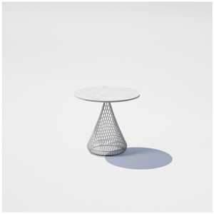 Cono Side Table with Stone