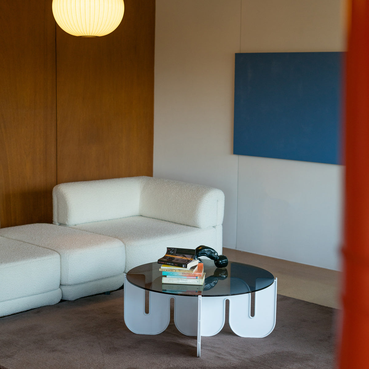 Modern Coffee Table | Terrazzo and Glass Tops - The Wave Table – Bend Goods